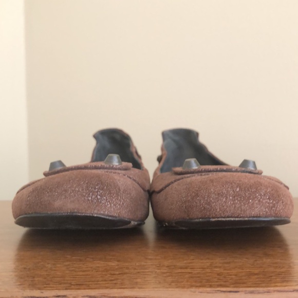 Balenciaga Brown and Metallic Flats EU 38 1/2 - Picture 5 of 16